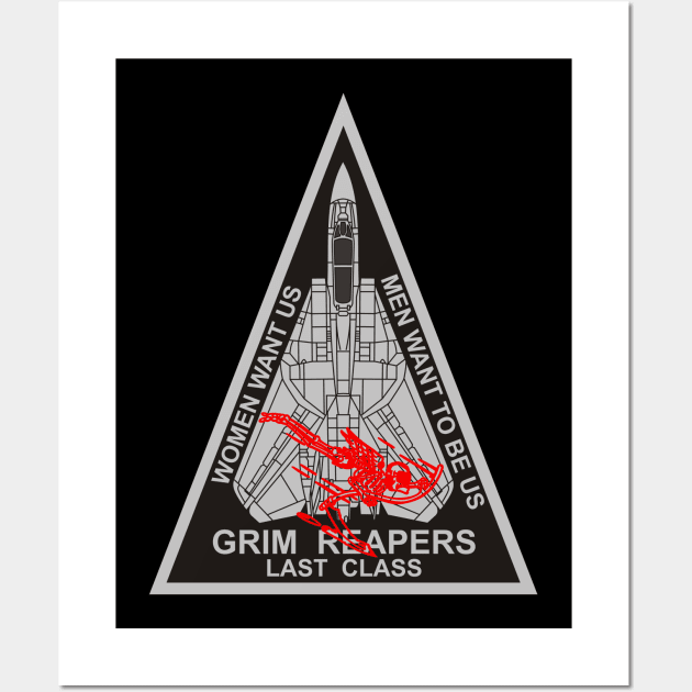 F14 Tomcat - VF101 Grim Reapers Wall Art by MBK